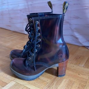 High heel Doc Martens. Like new.